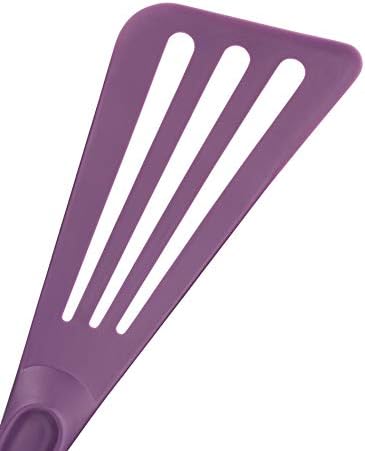 Matfer Bourgeat Exoglass® High Temperature Pelton Spatula, Purple
