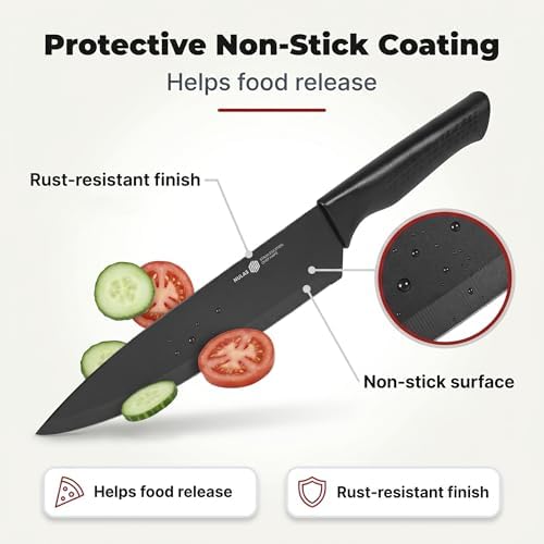 15-Piece Kitchen Knife Set with Block, Built-In Sharpener, Dishwasher Safe