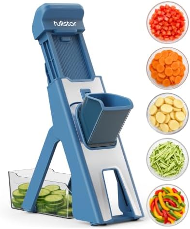 Fullstar Safer Mandoline Slicer for Kitchen Adjustable Veggie & Food Slicer