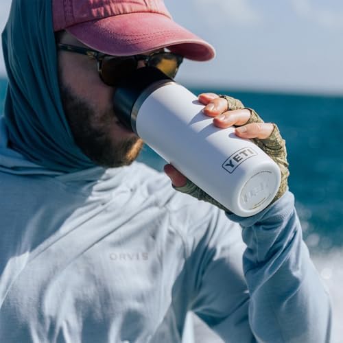YETI Rambler 16 oz Travel Bottle, Stainless Steel, Vacuum Insulated with Leakproof Commuter Cap, Tropical Pink