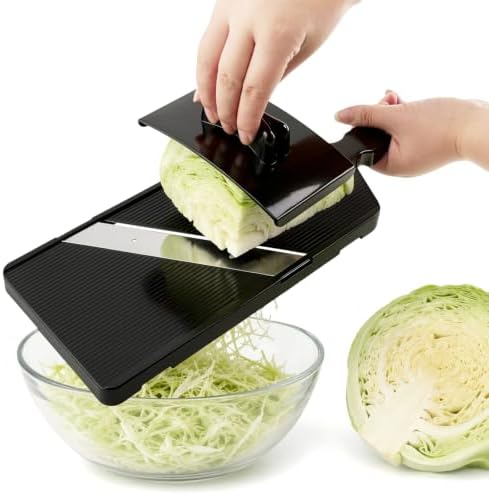 Cabbage Slicer-Thin Julienne, 0.04 in, Julienne Cutter for Making Salad,