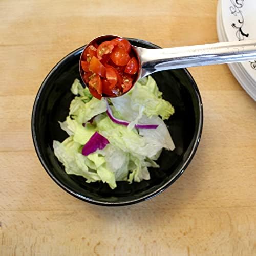 1 oz Slotted Stainless Steel Portion Control Ladle Spoodle - [Pack of 12]
