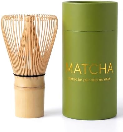 Matcha Whisk, Bamboo Matcha Whisk - 1-Pack 76-Prong