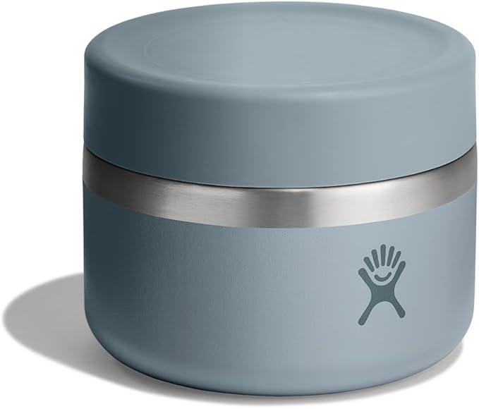 Hydro Flask Food Jar – Insulated Stainless Steel, Snack Travel Container for Hot Food & Soup 12 Oz Shale Gray