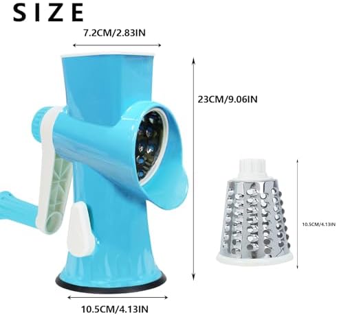 Rotary Cheese Grater with Handle-Versatile Cheese Grater
