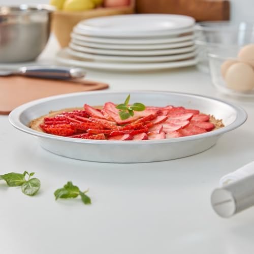 Restaurantware Aluminum Gauge Pie Pan, 72 Pack