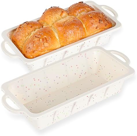 Vinino Standard Nonstick Silicone Loaf Pan 8.5 x 4.5'' for Everyday Use