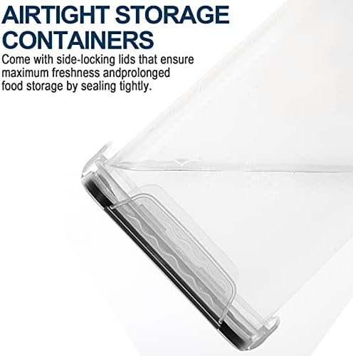M MCIRCO Large 4 Pack, 5.2L/175oz Food Storage Containers