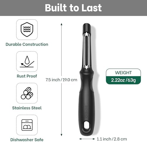 Beneno Stainless Steel Serrated Swivel Tomato Peeler