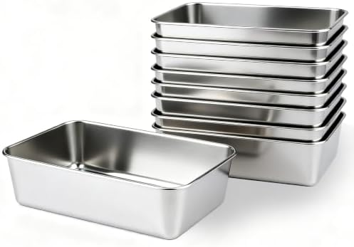 Loaf Pans 9x5 Inch, 8 Pack Bread Pans for Baking