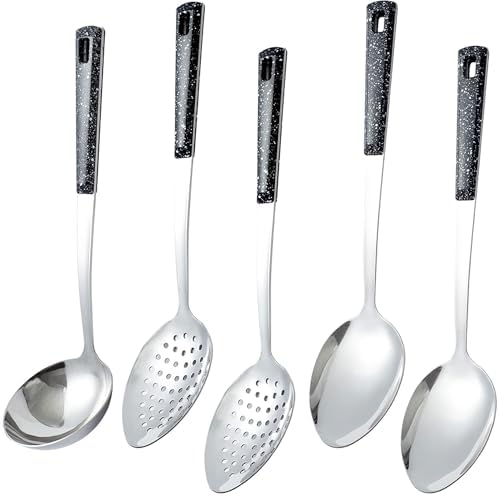 5-Piece Stainless Steel Serving Spoon Set