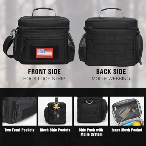 Lunch Box for Men, 12L Leakproof Tactical Lunch Bag Large Cooler for work