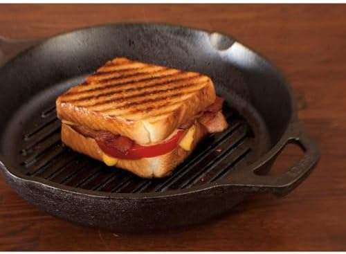 Lodge Cast Iron Grill Pan, 10.25-inch (Pack of 3)