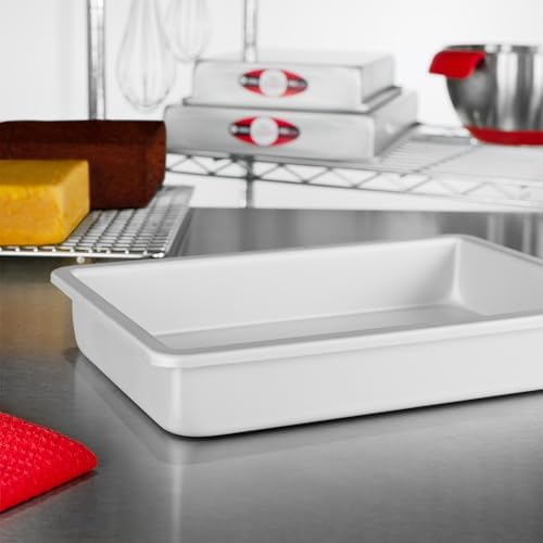 Fat Daddio's POB-7112 Sheet Cake Pan, 7 x 11 x 2 Inch, Silver