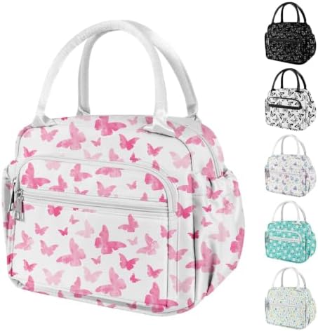 Lunch Bag Women Stylish Quilted Lunch Boxes for Adult Fit and Fresh Cooler Insulated Lunchbox for Work Cute Small 11 Liters Compact Lunchbag Waterproof