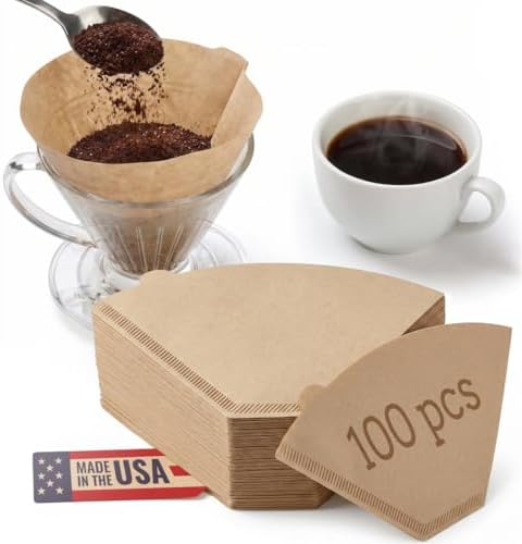 #4 Cone Coffee Filter (Natural Unbleached, 100)