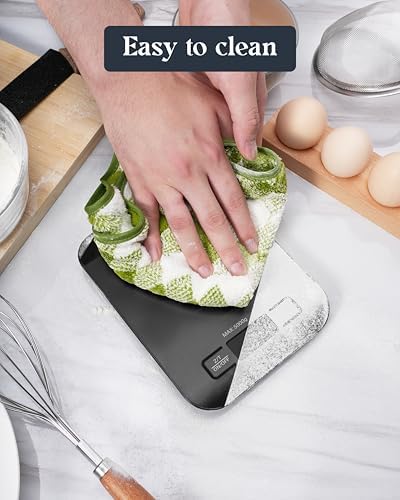 Food Scale, Digital Kitchen Scale with Grams & Ounces Units, 11lb