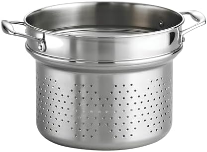 Tramontina Signature Stainless Steel Pasta Strainer Insert for Pot