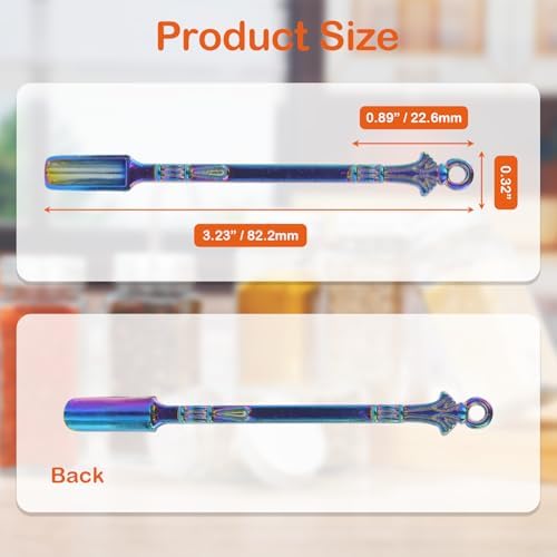 18-Pack Mini Spoons Metal Tiny Shovels 3-Inch Small Medicine Spoon