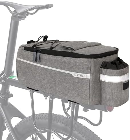 RAYMACE Bike Rear Rack Bag, Bike Trunk Cooler Bag