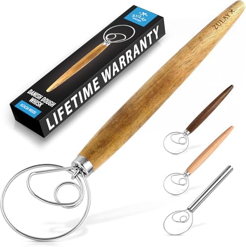 Zulay Kitchen 13-Inch Danish Dough Whisk