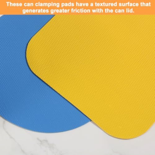 LUTER 4pcs Jar Opener Gripper Pad for Seniors with Weak Hands, Rubber