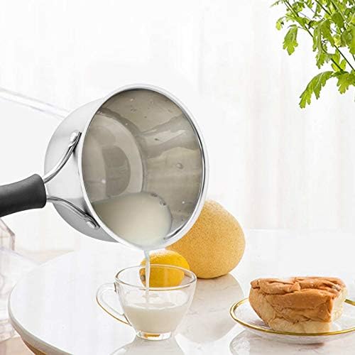 TeamFar 1 Quart Saucepan, Stainless Steel Saucepan with Lid