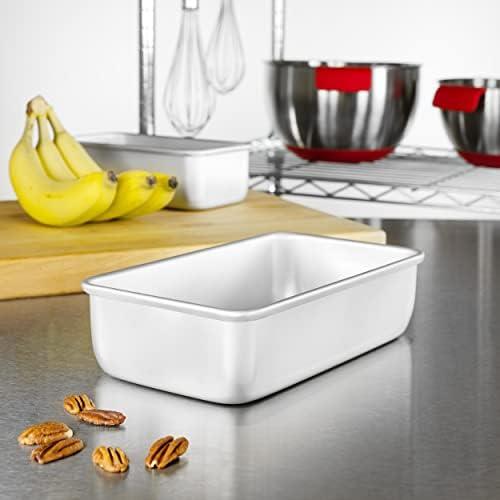 Fat Daddio's BP-5644 Anodized Aluminum Bread Loaf Pan, 10 x 5 x 3 Inch