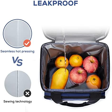 TOURIT Large Lunch Bag 14L Insulated Lunch Box Lunch Cooler for Men Women Work, Black