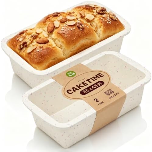 Silicone Bread Loaf Pan - Nonstick Baking Pan for 8.5 x 4.5" Homemade Bread