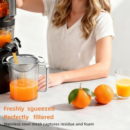 Juice Strainer for Nama J2, 304 Stainless Fine Mesh Strainer for Juicing