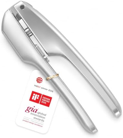Zyliss Susi 4 Garlic & Ginger Press, Odor-Free Hands, No Need To Peel