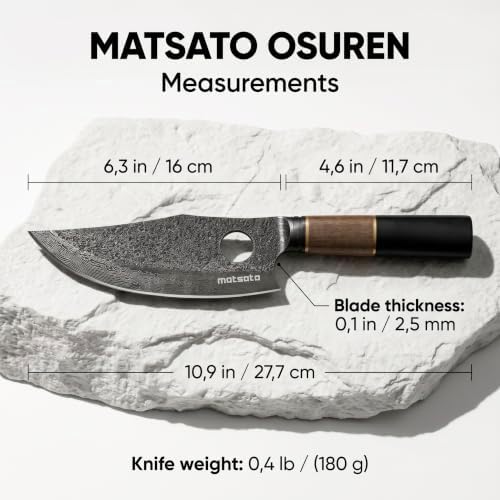 Matsato New 2026 Osuren Chef Knife 6.3 Inch – Japanese Stainless Steel