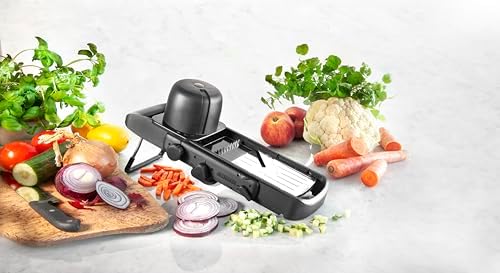 Alligator 6080 Mandoline Slicer, Adjustable Thickness, Stainless Steel