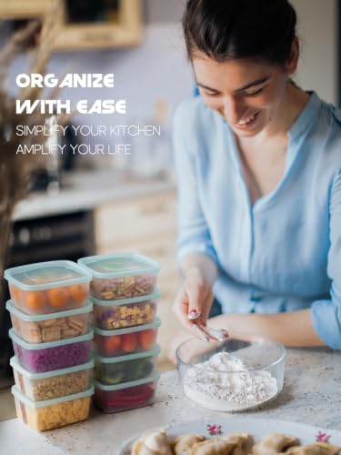 LivLab Mker 30 PCS 20OZ Food Storage Containers with Lids - Meal Prep