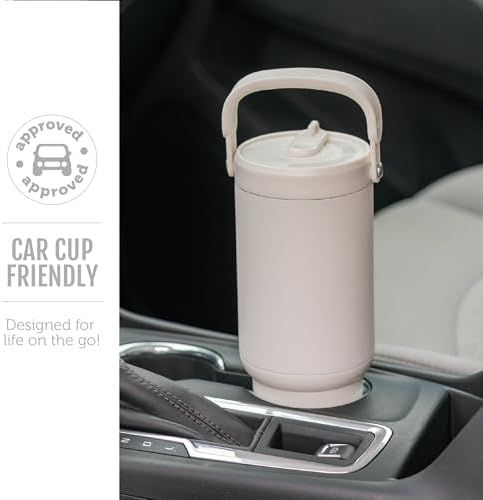 Ello Oasis Go+ 26oz Insulated Stainless Steel Tumbler with Straw, Mineral
