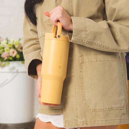 HydroJug Sport 40 oz Insulated Stainless Steel Water Bottle, Marigold