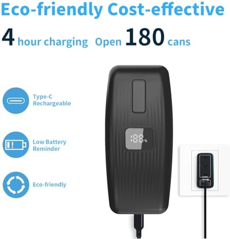Electric Can Opener with LED Display, Can Opener Electric for Seniors