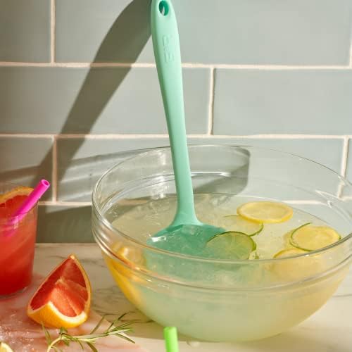 GIR: Get It Right Silicone Ladle Spoon – High Heat Resistant Kitchen Tool, Durable Cooking Utensil for Serving Soups, Stews, Sauces, and Dressings, Ultimate - 13IN - Black