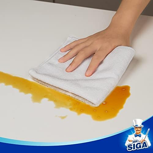 MR.SIGA Microfiber Cleaning Cloths, Streak Free Microfiber Towels, 12 Pack