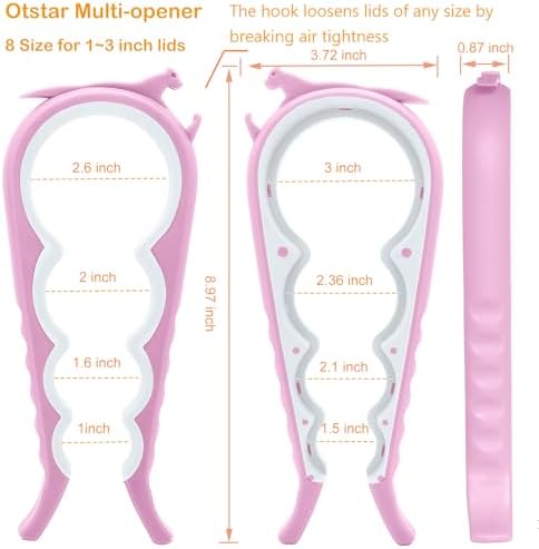 Otstar Jar Opener & Bottle Opener for Seniors with Arthritis, Weak Hands