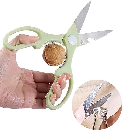 Picnic Prep Set, Cutting Board Kit with Scissors, Knife and Peeler (Green)