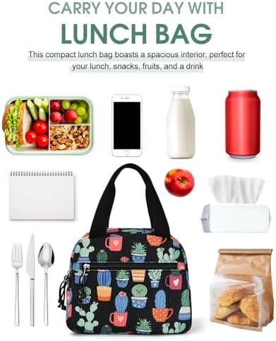Lunch Bag for Women, Corduroy Large Insulated Lunch Box