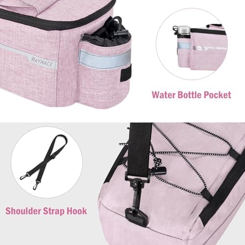 RAYMACE Bike Rear Rack Bag, Bike Trunk Cooler Bag