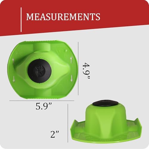 Borner by Reston Lloyd Food Safety Holder for Mandoline Slicers, Cutters & Graters, Protective Finger Guard for Safe Slicing & Grating, Made in Germany, Green