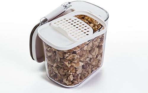 ProKeeper Mini Spice & Herb Storage Container – 1.5 Cups, Airtight, Clear Plastic for Baking Soda, Powder, and Snacks