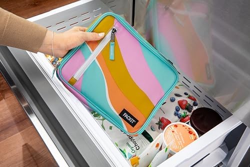 PackIt Freezable Classic Lunch Box, Retro Wave