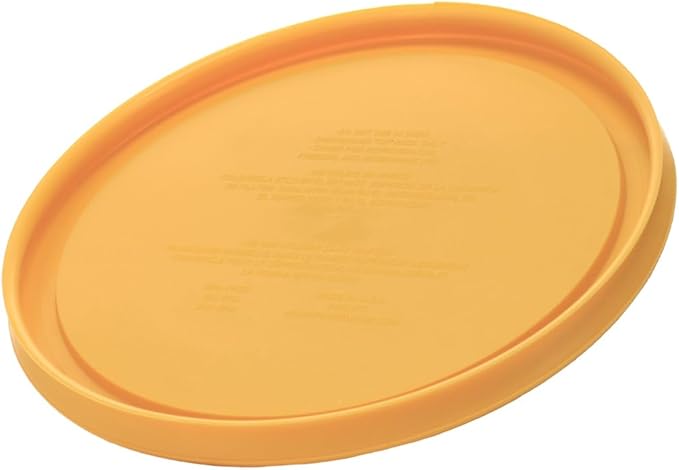 Pyrex 7401-PC 3 Cup Lemon Drop Yellow Food Storage replacement Lid (2-Pack) - Made in the USA
