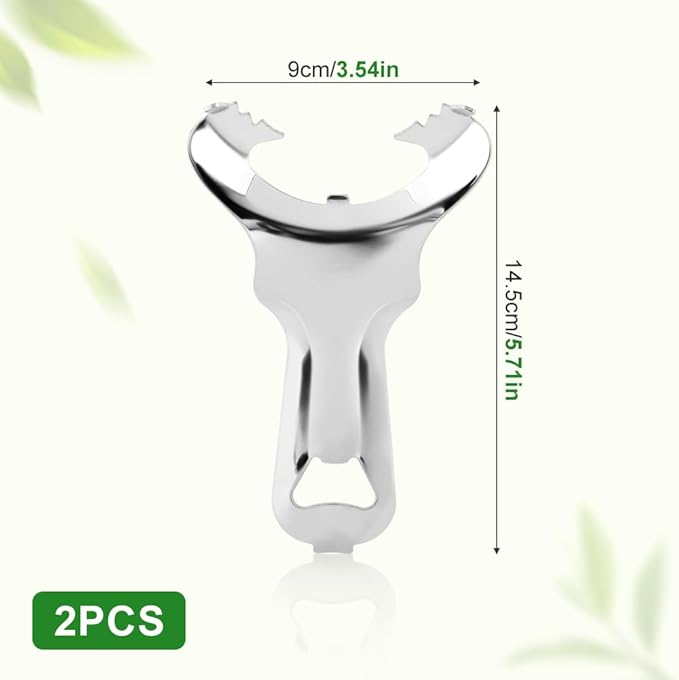 2 PCS Mason Jar Opener No Lid Dents or Damage,Multi-Purpose for Bottle Opener and Various Lids Canning Jar Opener,Easy Twis-t Manual Handheld Top Remover Bottle Opener Made For Lifetime