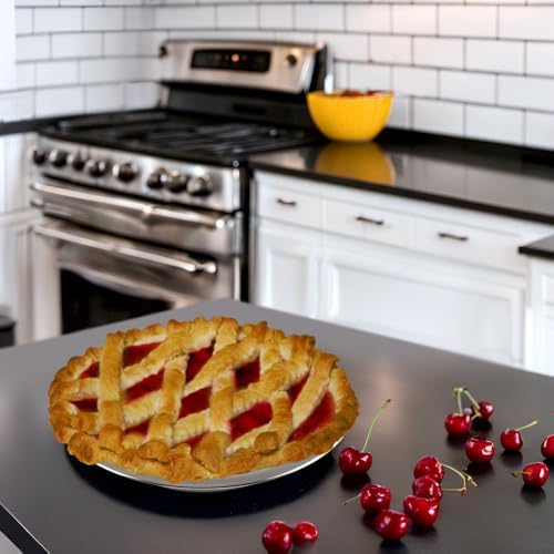 Lindy's - 5M871 Lindy's Stainless Steel 9 inch pie pan, Silver